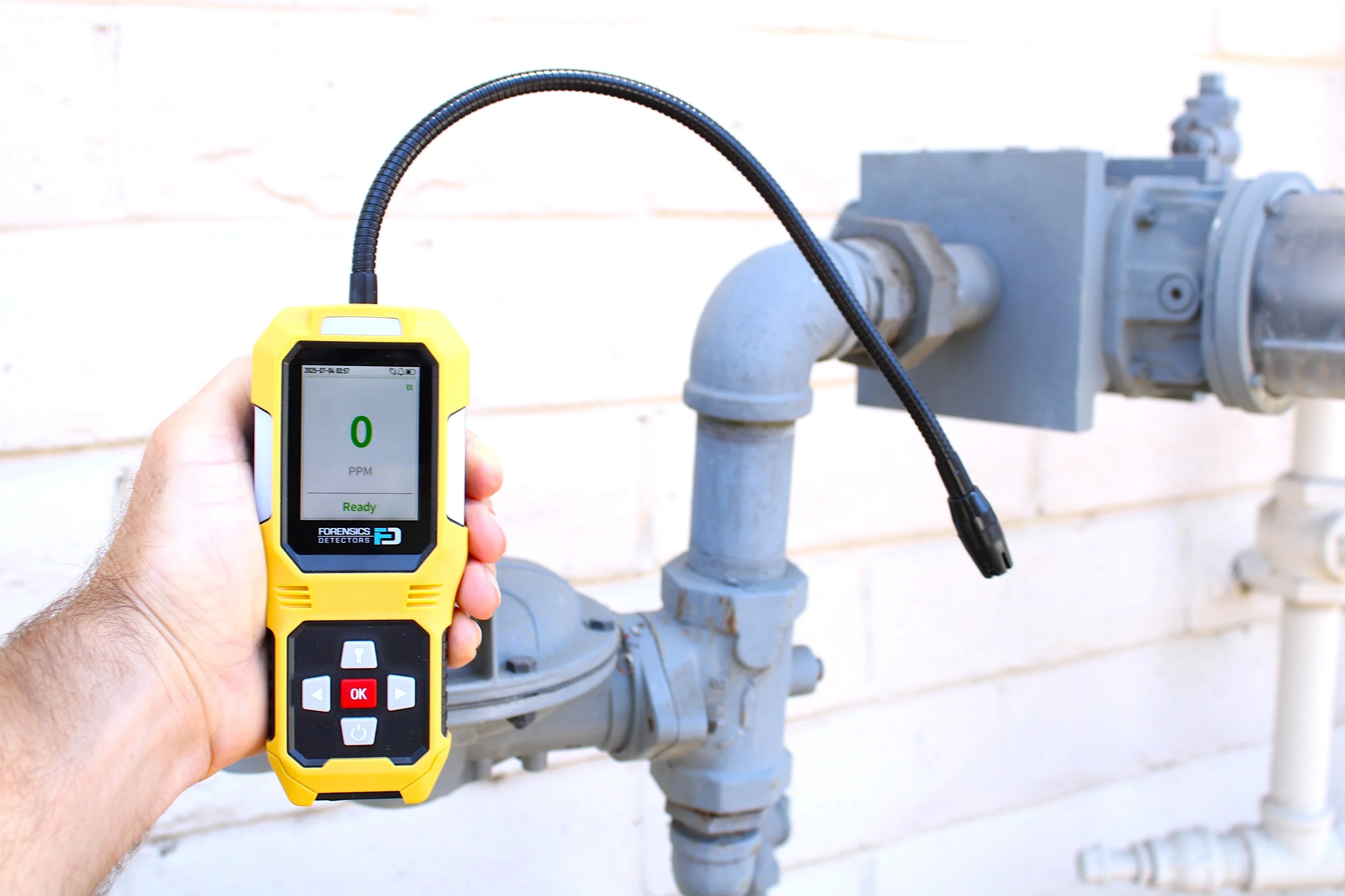 كشف تسربات الغاز