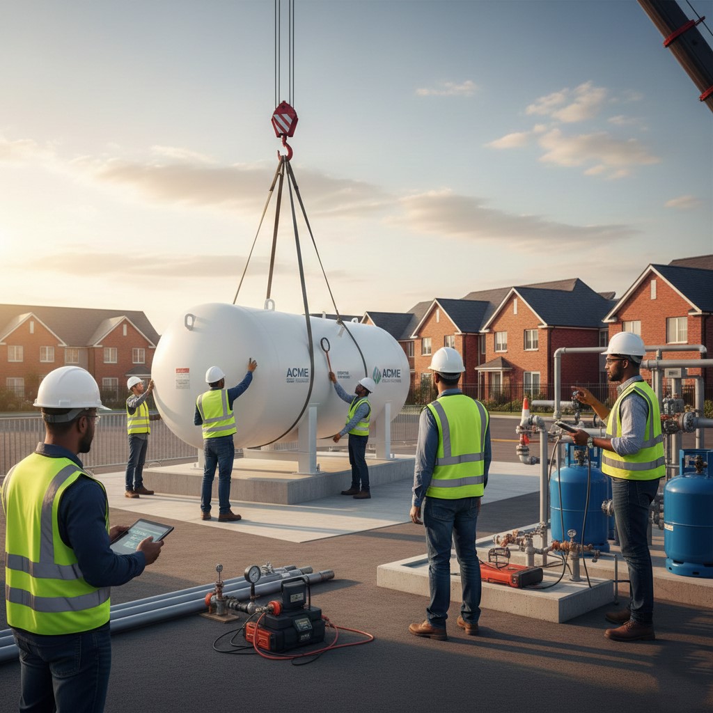 توريد وتركيب خزانات الغاز